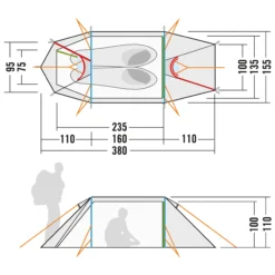 Tatonka Tunnelzelt Arctis 2.235 PU Light Oliv -Camping-Ausrüstung Verkaufsladen 30615 8 scaled