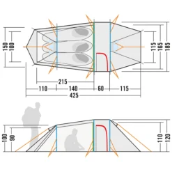 Tatonka Tunnelzelt Grönland 3 Light Oliv -Camping-Ausrüstung Verkaufsladen 30638 8 scaled