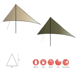 Grand Canyon Tarp Zuni Ray Capulet Oliv -Camping-Ausrüstung Verkaufsladen 30816 6