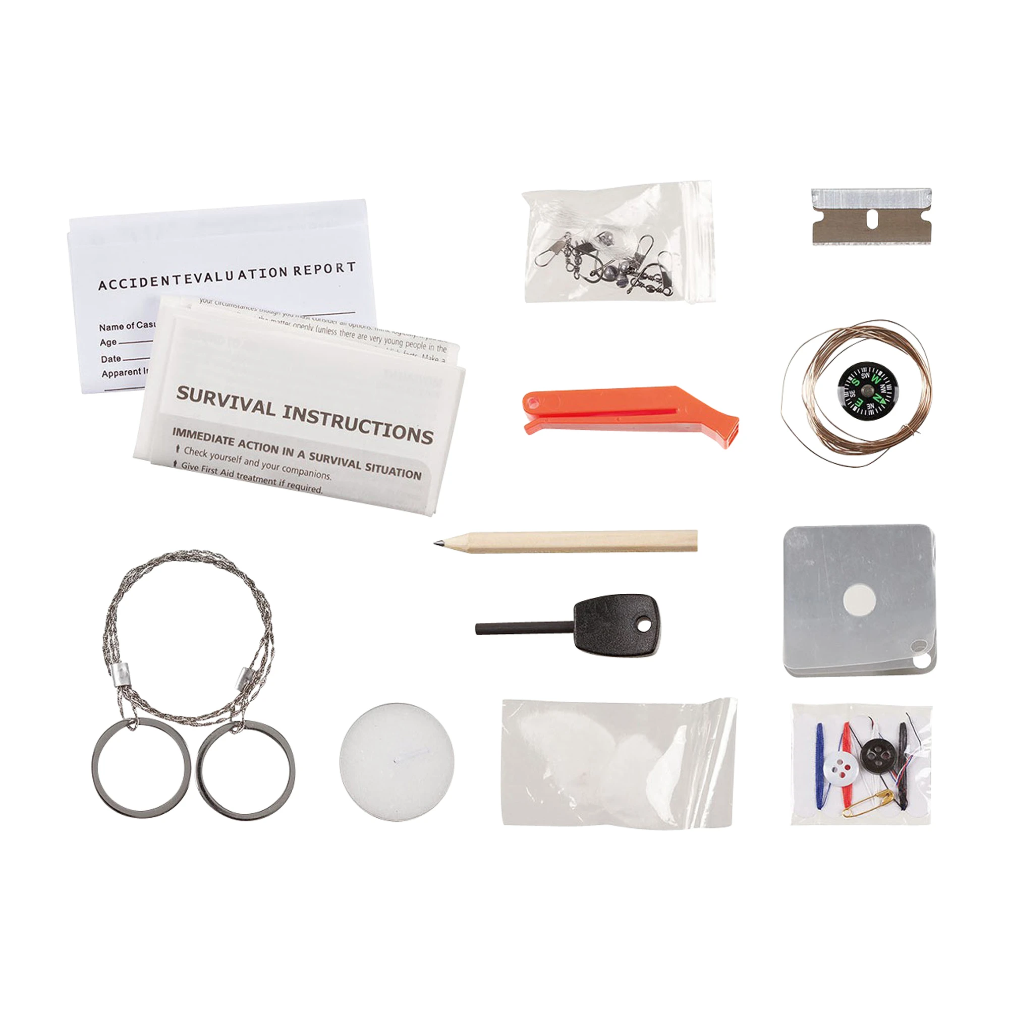 MFH Survivalkit Überlebensset Klein 22-teilig Schwarz 4 MFH Survivalkit Überlebensset Klein 22-teilig Schwarz – Bild 2