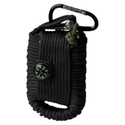 Mil-Tec Survival Kit Fallschirmleine Groß Schwarz
