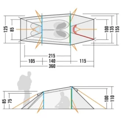 Tatonka Zelt Narvik 2 Light Olive -Camping-Ausrüstung Verkaufsladen 33620 2