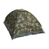 Mil-Tec Dreimannzelt Iglu Standard Woodland -Camping-Ausrüstung Verkaufsladen 33655 0 Mil Tec Dreimannzelt Iglu Standard woodland Vorderansicht geschlossen
