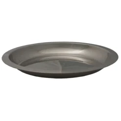 Edelstahlteller Flach