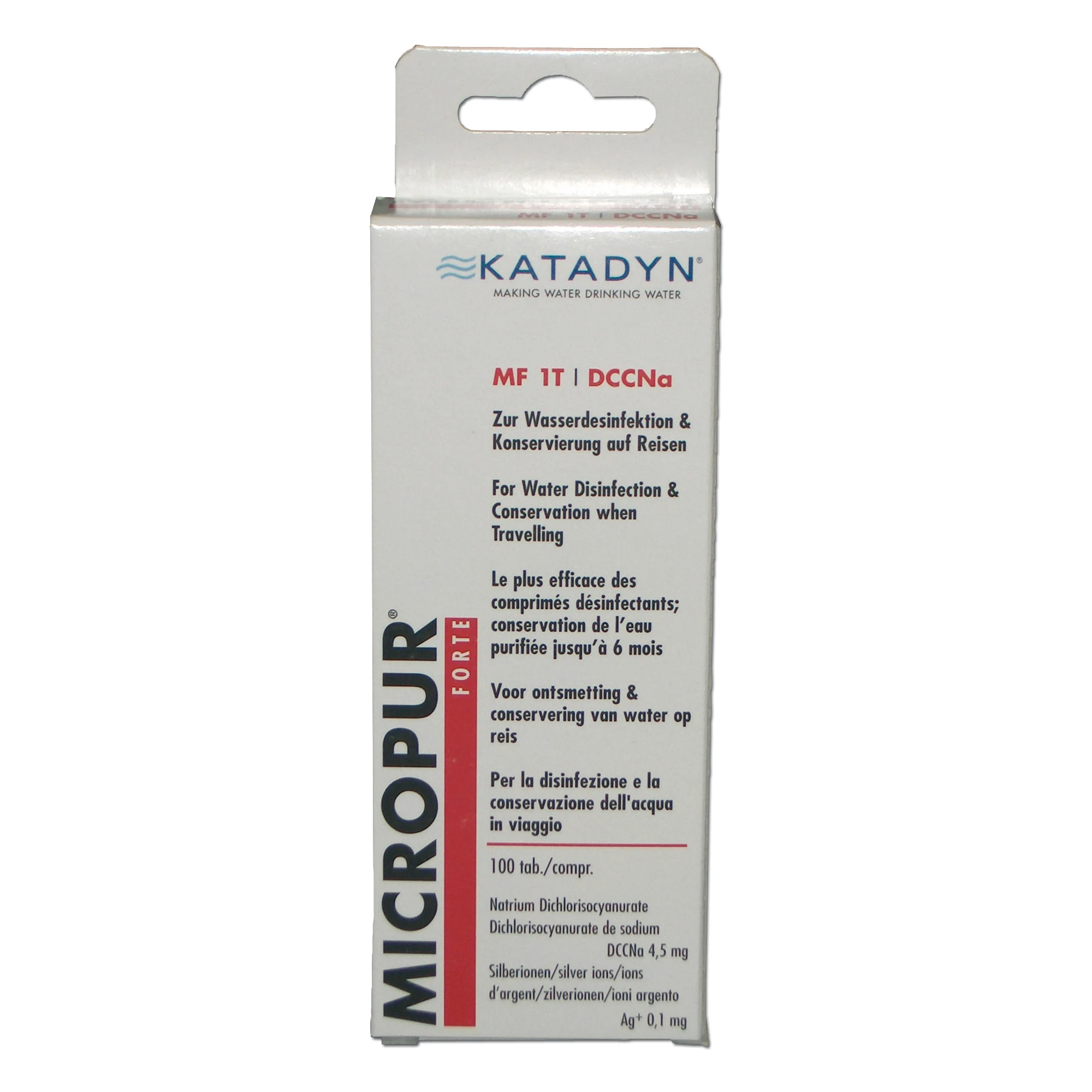 Katadyn Tabletten Micropur Forte MF 1T 100 Stk. 3 Katadyn Tabletten Micropur Forte MF 1T 100 Stk.