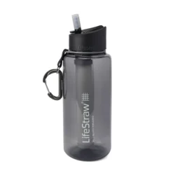 LifeStraw Wasserflasche Go Mit Filter 2-Stage 1 L Grau