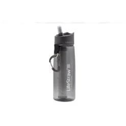 LifeStraw Wasserflasche Go Mit Filter 2-Stage 0.65 L Grau