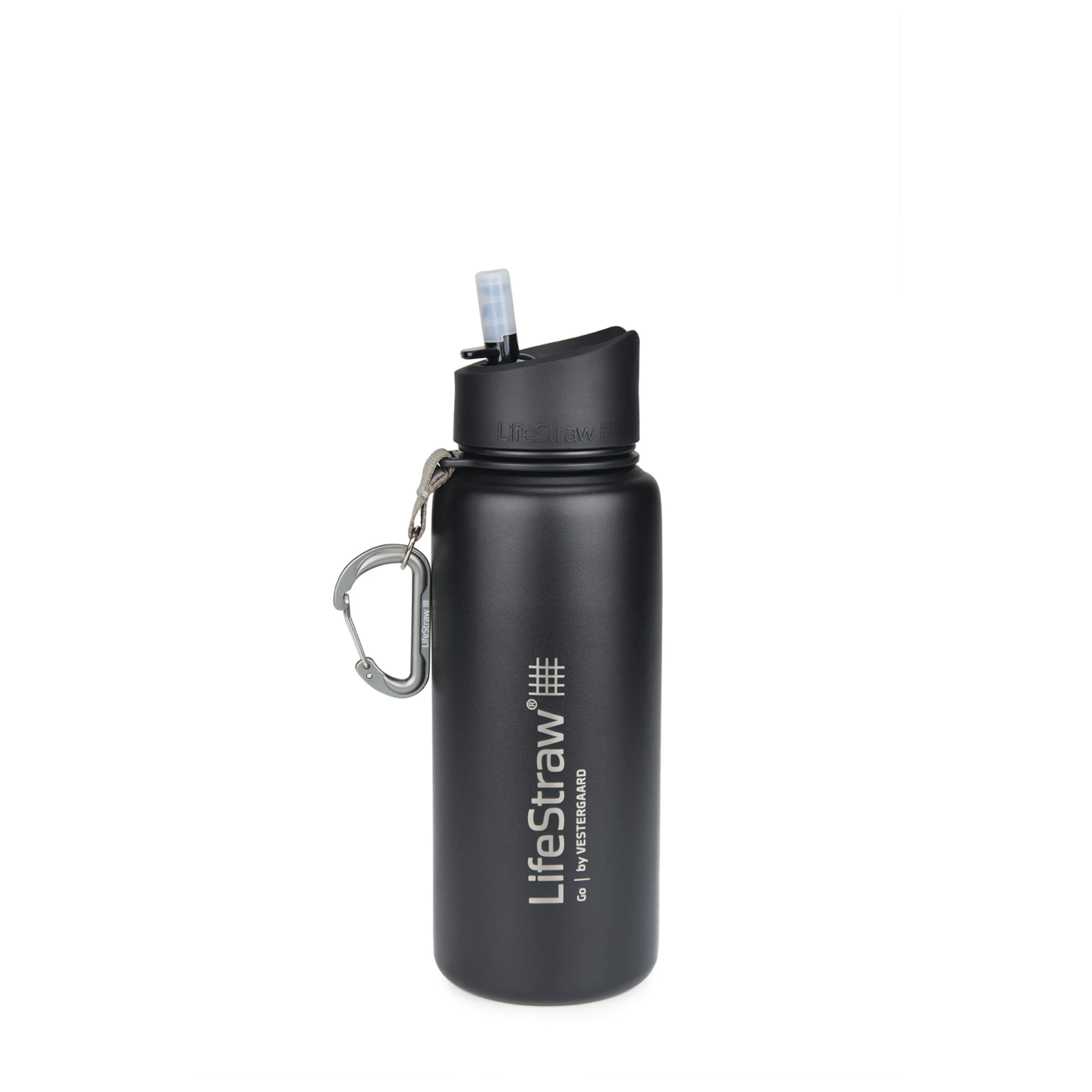 LifeStraw Wasserflasche Go Edelstahl Mit Filter 0.7 L Schwarz 3 LifeStraw Wasserflasche Go Edelstahl Mit Filter 0.7 L Schwarz