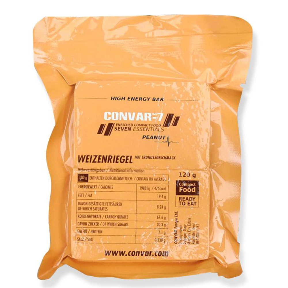 Convar-7 Riegel High Energy Bar Peanut 108 Stück 3 Convar-7 Riegel High Energy Bar Peanut 108 Stück