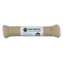 Rothco Fallschirmleine Polyester Type III 550 LB Tan