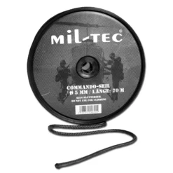 Mil-Tec Kommandoseil Schwarz 5 Mm, 70 M