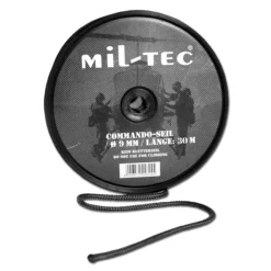 Mil-Tec Kommandoseil Schwarz 9 Mm, 30 M
