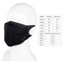 Under Armour Mund-Nasenbedeckung SportsMask Corporate Schwarz
