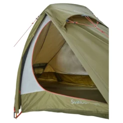 Nordisk Zelt Svalbard 1 PU Dark Olive -Camping-Ausrüstung Verkaufsladen 61016 4 scaled
