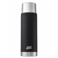 Esbit Isolierflasche Sculptor Edelstahl 1 L Schwarz