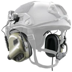 Earmor Aktivgehörschutz M32 Für FAST Helme NRR22 Foliage Green