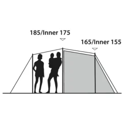 Easy Camp Tunnelzelt Earth 5 -Camping-Ausrüstung Verkaufsladen 78222 3