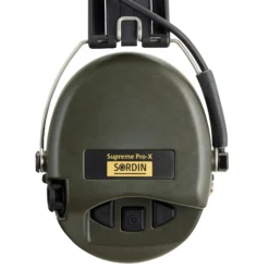 Sordin Aktivgehörschutz Supreme Pro-X Leder Oliv -Camping-Ausrüstung Verkaufsladen 78638 2